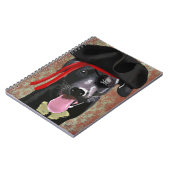 Black Labrador Pirate Dog Notitieboek (Linkerzijde)