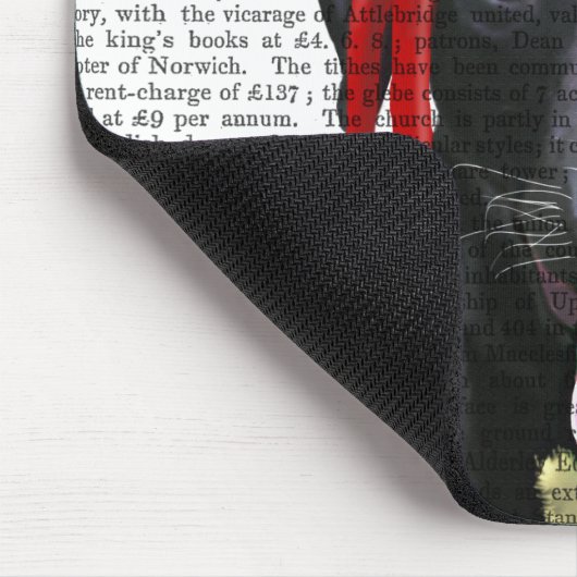 Black Labrador Pirate Muismat (Hoek)