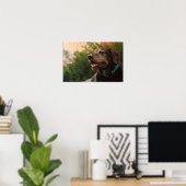 Black Labrador Poster (Thuiskantoor)
