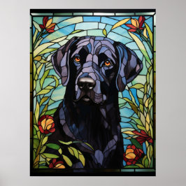 Black Labrador Poster