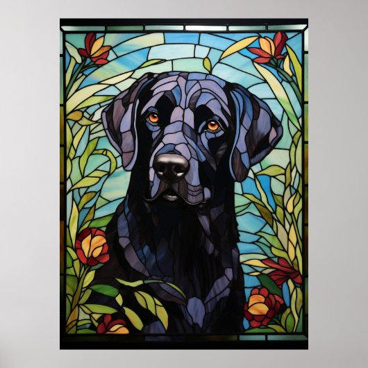 Black Labrador Poster (Voorkant)