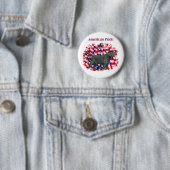 Black Labrador Pride - Button (In situ)