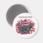 Black Labrador Pride - Magneet (Voorkant / Achterkant)