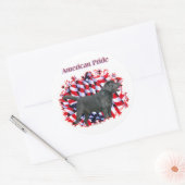 Black Labrador Pride Sticker (Envelop)