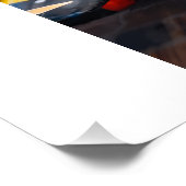 Black Labrador Puppy IndyCar Victory Lap Poster |  (Hoek)