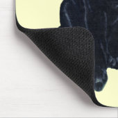 Black Labrador Puppy Muismat (Hoek)