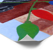 Black Labrador Puppy Santa Artwork Poster (Hoek)