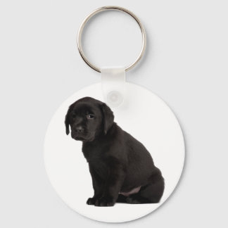 Black Labrador Puppy Sleutelhanger