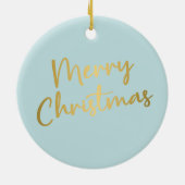 Black Labrador Red Kersttruck Keramisch Ornament (Achterkant)