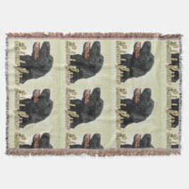 Black Labrador Retriever Art-cadeaus Deken