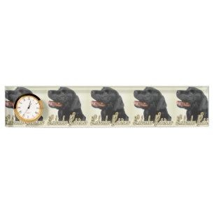 Black Labrador Retriever Art-cadeaus Naambordje