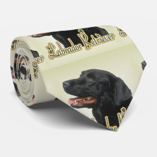 Black Labrador Retriever Art-cadeaus Stropdas