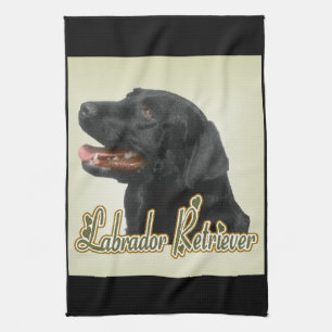 Black Labrador Retriever Art-cadeaus Theedoek