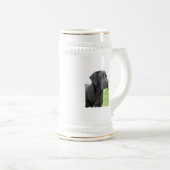 Black Labrador Retriever Beer Stein Bierpul (Voorkant rechts)