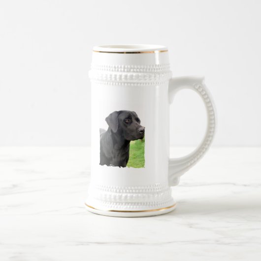 Black Labrador Retriever Beer Stein Bierpul (Rechts)