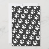 Black Labrador Retriever Birthday foto-uitnodiging Kaart (Achterkant)