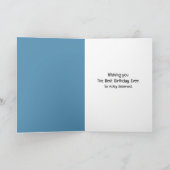 Black Labrador Retriever Birthday Kaart (Binnen)