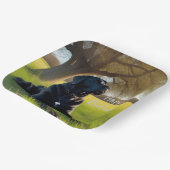 Black Labrador Retriever Birthday Papieren Bordje (Gebogen)