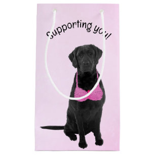 Black Labrador Retriever Breast Cancer Survivor Klein Cadeauzakje