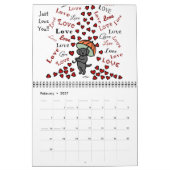Black Labrador Retriever Cartoon Agenda 2015 Kalender (Feb 2027)