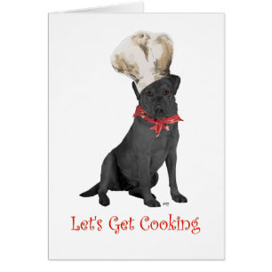 Black Labrador Retriever Chef