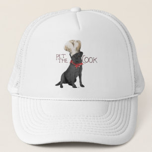 Black Labrador Retriever Chef Trucker Pet