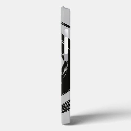 Black Labrador Retriever Dog Abstract wervelkolom Case-Mate iPhone Case (Achterkant / Links)