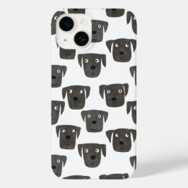 Black Labrador Retriever Dog Case-Mate iPhone 14 Hoesje