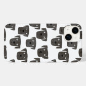 Black Labrador Retriever Dog Case-Mate iPhone Case (Achterkant (horizontaal))