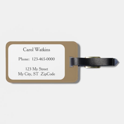 Black Labrador Retriever Dog Lab Bagagelabel (Achterkant horizontaal)