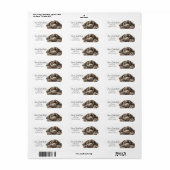 Black Labrador Retriever Dog Label (Full Sheet)