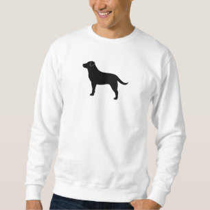 Black Labrador Retriever Dog Silhouette Lab Lover Trui