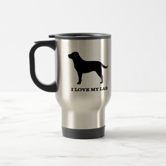 Black Labrador Retriever Dog Silhouette Reisbeker (Links)