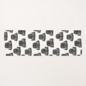 Black Labrador Retriever Dog Yogamat (Voorkant (horizontaal))