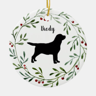 Black Labrador Retriever - Duck Dog - Black Lab Keramisch Ornament