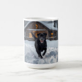 Black Labrador Retriever Elegant Breed Coffee Mok (Center)