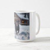 Black Labrador Retriever Elegant Breed Coffee Mok (Voorkant rechts)