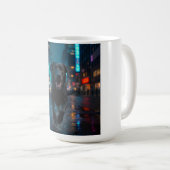 Black Labrador Retriever Elegant Breed Coffee Mok (Voorkant rechts)