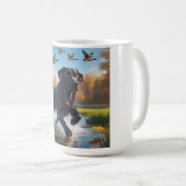 Black Labrador Retriever Elegant Breed Coffee Mug Koffiemok (Voorkant rechts)