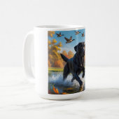 Black Labrador Retriever Elegant Breed Coffee Mug Koffiemok (Voorkant links)