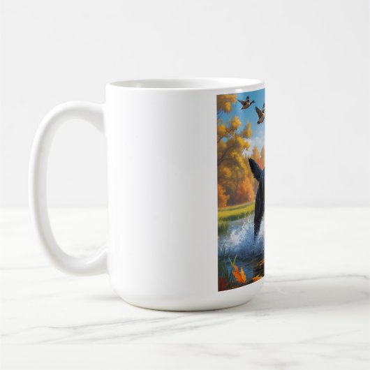 Black Labrador Retriever Elegant Breed Coffee Mug Koffiemok (Links)