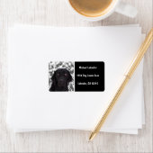 Black Labrador Retriever Etiket (Insitu)