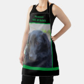 Black Labrador Retriever gepersonaliseerd Schort (Insitu)