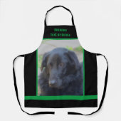 Black Labrador Retriever gepersonaliseerd Schort (Voorkant)