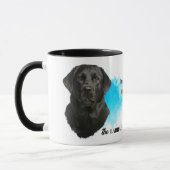Black Labrador Retriever Hond Loyale Vriend Mok (Links)