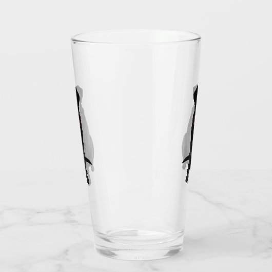 Black Labrador Retriever Hondenliefhebber Gift Glas (Links)