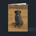 Black Labrador Retriever Hondenliefhebber Gift Kaart<br><div class="desc">Black Labrador Retriever Hondenliefhebber Gift</div>