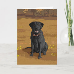 Black Labrador Retriever Hondenliefhebber Gift Kaart