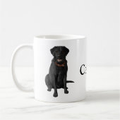 Black Labrador Retriever Hondenliefhebber Gift Koffiemok (Links)