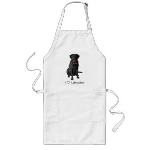 Black Labrador Retriever Hondenliefhebber Gift Lang Schort